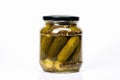 Jar pickles food. Generate Ai Royalty Free Stock Photo