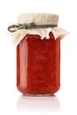 Jar of  rose petal jam Royalty Free Stock Photo