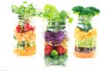 Jar salad Royalty Free Stock Photo