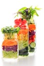 Jar salad Royalty Free Stock Photo