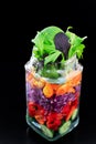 Jar salad Royalty Free Stock Photo