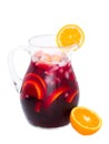 Jar of sangria wine Royalty Free Stock Photo