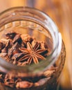 Jar of Star Aniseeds.