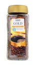 Jar of Tesco supermarket own brand gold blend instant coffee granules