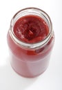 Jar with tomato paste