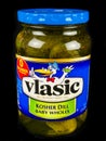 Jar of Vlasic Kosher Dill Baby Wholes Pickles