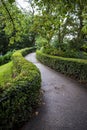 Jardin des plantes park in fall season