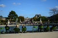 Jardin des Tuileries Perfect Day Royalty Free Stock Photo
