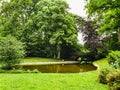 Jardin du Grand Rond ou Boulingrin, an historic park includes a fountain, gazebo & flower gardens, plus sculptures, bridges &