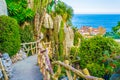 Jardin Exotique garden in Monaco Royalty Free Stock Photo