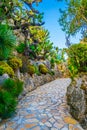 Jardin Exotique garden in Monaco Royalty Free Stock Photo