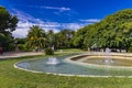 Jardins del Mirador de l`Alcalde in Barcelona, Spain