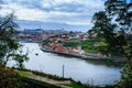 Jardins do Palacio de Cristal, Porto, Portugal, view on Douro River Royalty Free Stock Photo