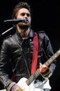 Jared Leto of 30 Seconds to Mars performing. Royalty Free Stock Photo