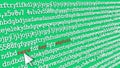Computer security, zero-day exploit. Computing vulnerability. 3D illustration. Perspective and depth.