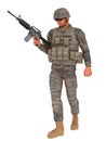 Jarhead on patrol Royalty Free Stock Photo