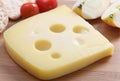 Jarlsberg cheese Royalty Free Stock Photo