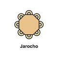 Jarocho icon. Element of Cinco de Mayo color icon. Premium quality graphic design icon. Signs and symbols collection icon for