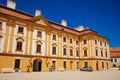 Jaromerice nad Rokytnou, Bohemia, Czech Republic, 06 July 2021: Baroque romantic chateau with park, medieval renaissance castle at