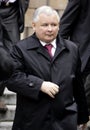 Warsaw, Masovia / Poland - 2007/09/05: Jaroslaw Kaczynski, polish government Prime Minister and leader of the Law and Justice Royalty Free Stock Photo