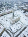 Jaroslaw main square Royalty Free Stock Photo