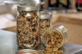 Homemade Granola Trail Mix Royalty Free Stock Photo