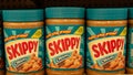 Jars of Skippy Peanut Butter