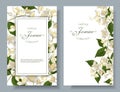 Jasmine flowers banners