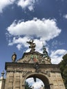 St. Michael the Archangel atop the front gate to Jasna GÃÂ³ra Monastery in CzÃâ¢stochowa, Poland