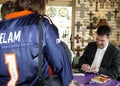 Jason Elam Autographs Novels for Fans