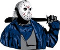 Jason with Hockey Mask On