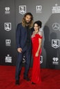 Jason Momoa and Lisa Bonet Royalty Free Stock Photo