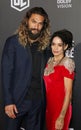 Jason Momoa and Lisa Bonet Royalty Free Stock Photo