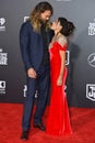 Jason Momoa & Lisa Bonet Royalty Free Stock Photo