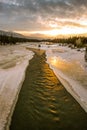 Jasper in Canadian Rocky Royalty Free Stock Photo