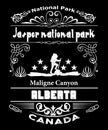 Jasper National Park graphic