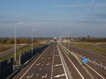 Jastkow interchange of S17 expressway Royalty Free Stock Photo