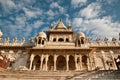 Jaswant thada white temple Royalty Free Stock Photo