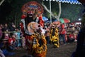 Jathilan barongan folk dance, Yogyakarta, Indonesia