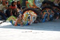 Jatilan/Jhatilan dance is traditional dance from Yogyakarta. The dancers using leathered horse kuda lumping.