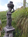 Jatiluwih 26 June 2023 : Statue of a woman in the village of Bali, Indonesia Royalty Free Stock Photo