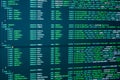 Java code of web page. Vue routes, java routes, vue js routes. Java script programming concept