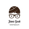 Java Geek logo or symbol template design