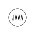 java icon. Element of online and web for mobile concept and web apps icon. Thin line icon for website design and development, app