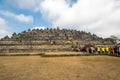 Borobudur, or Barabudur is a 9th-century Mahayana Buddhist temple in Central Java