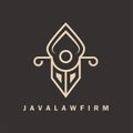 java lawfirm logo icon vector element design template Royalty Free Stock Photo