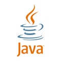 Java logo editorial illustrative on white background