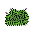 java moss color icon vector illustration Royalty Free Stock Photo