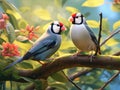 Java sparrow birds