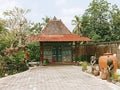 A Javanese barn at the backyard